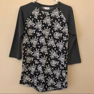 Lularoe Gray and black rose Randy